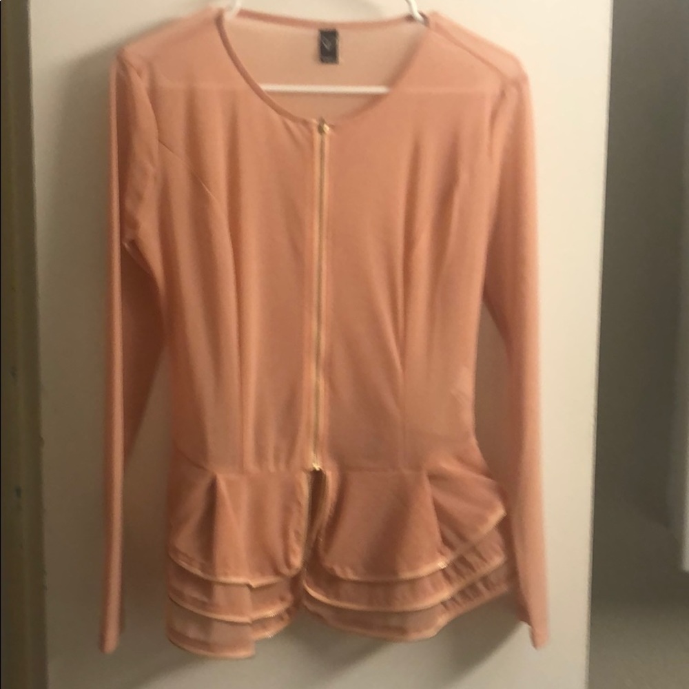Sheer cardigan, size M